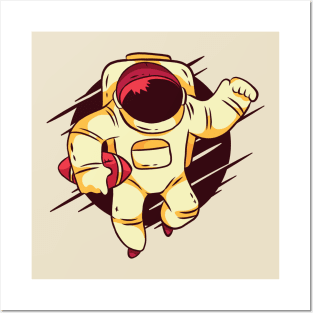 Astronaut football Posters and Art